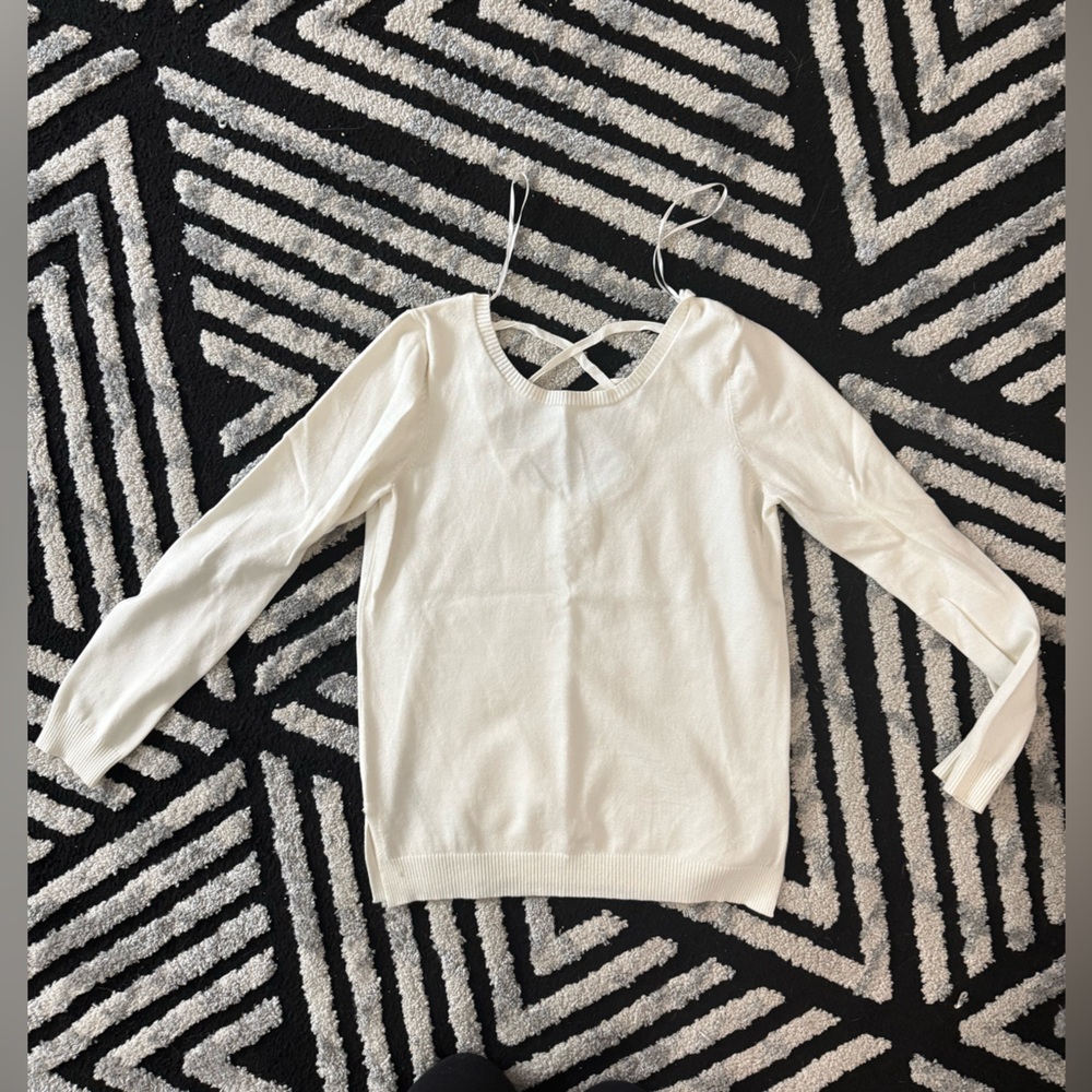Hippie Rose White Long Sleeve Top